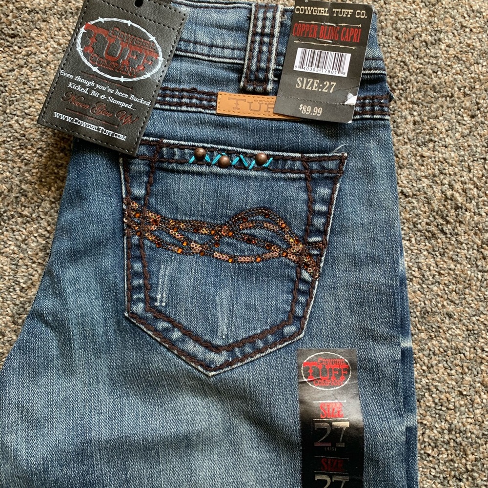 Cowgirl Tuff Capri